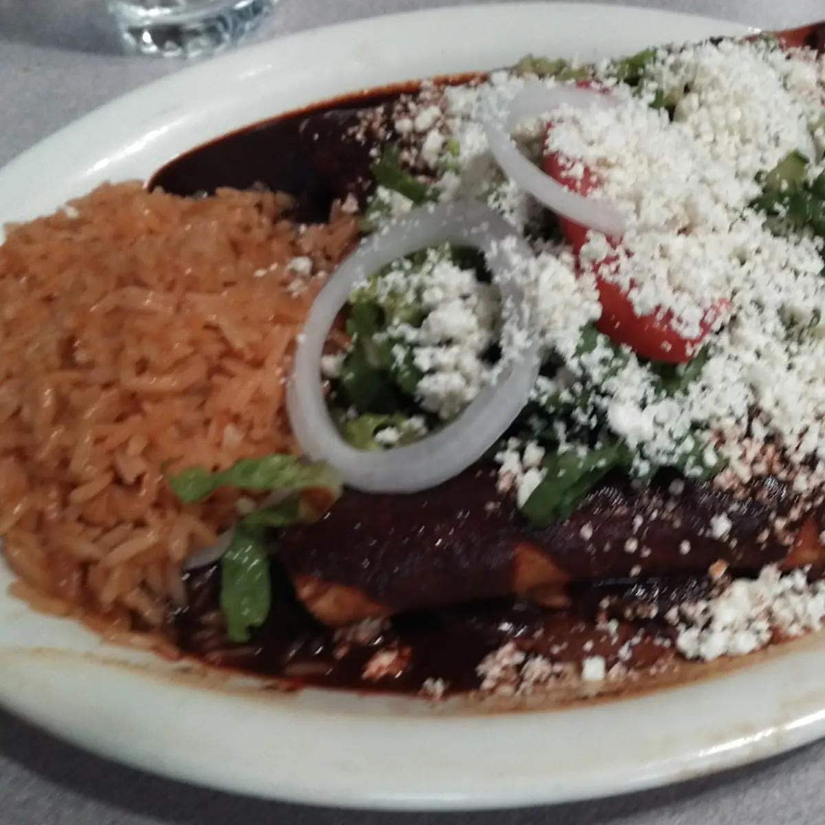 Chicken Enchiladas Mole