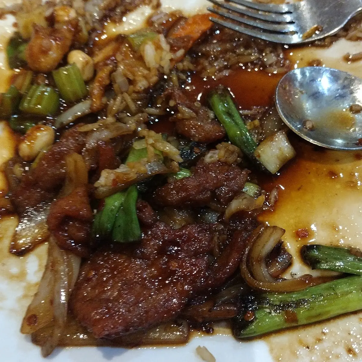 SP3. Vegetable Beef on Sizzling Platter