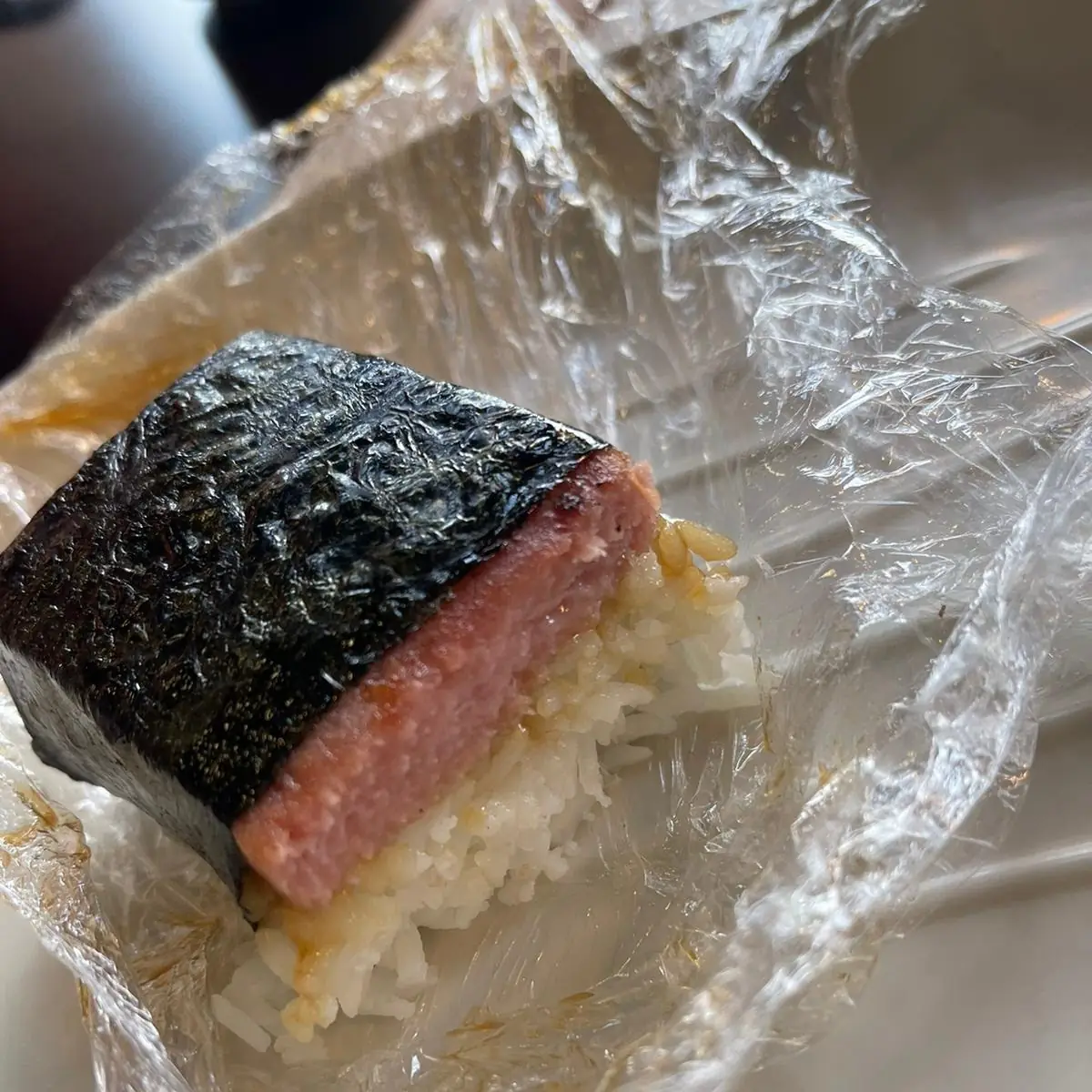 Spam Musubi 1