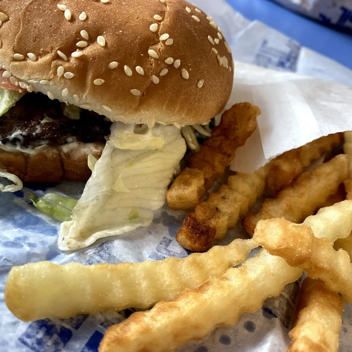 Double Olive Burger Combo