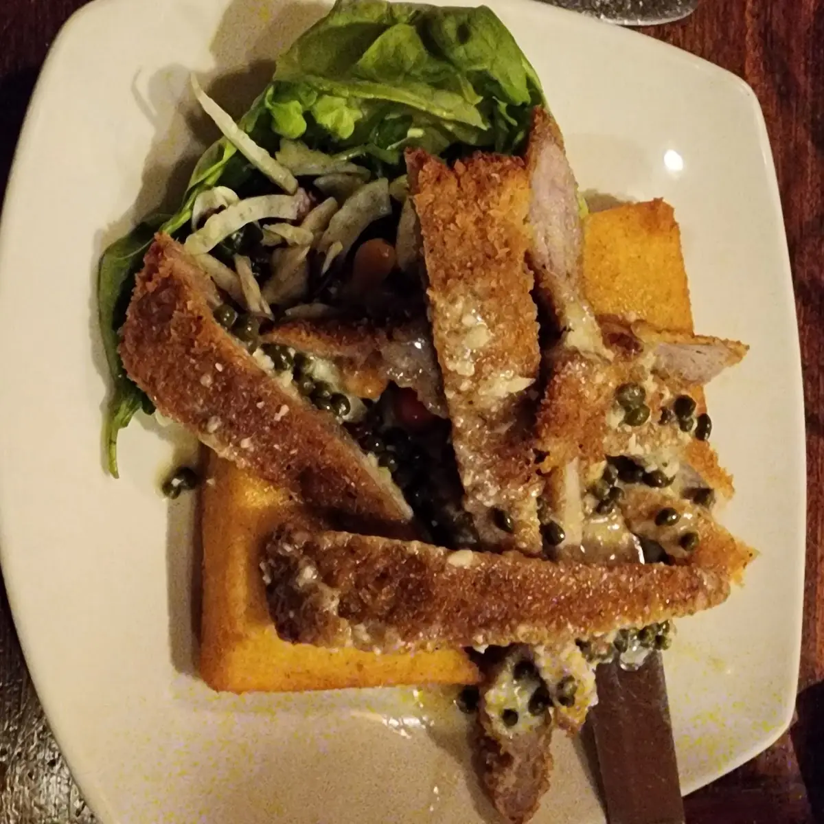 Double Pork Chop Milanese