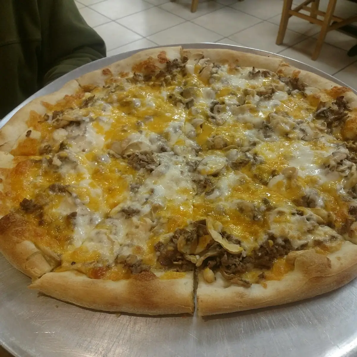 Cheesesteak Pizza