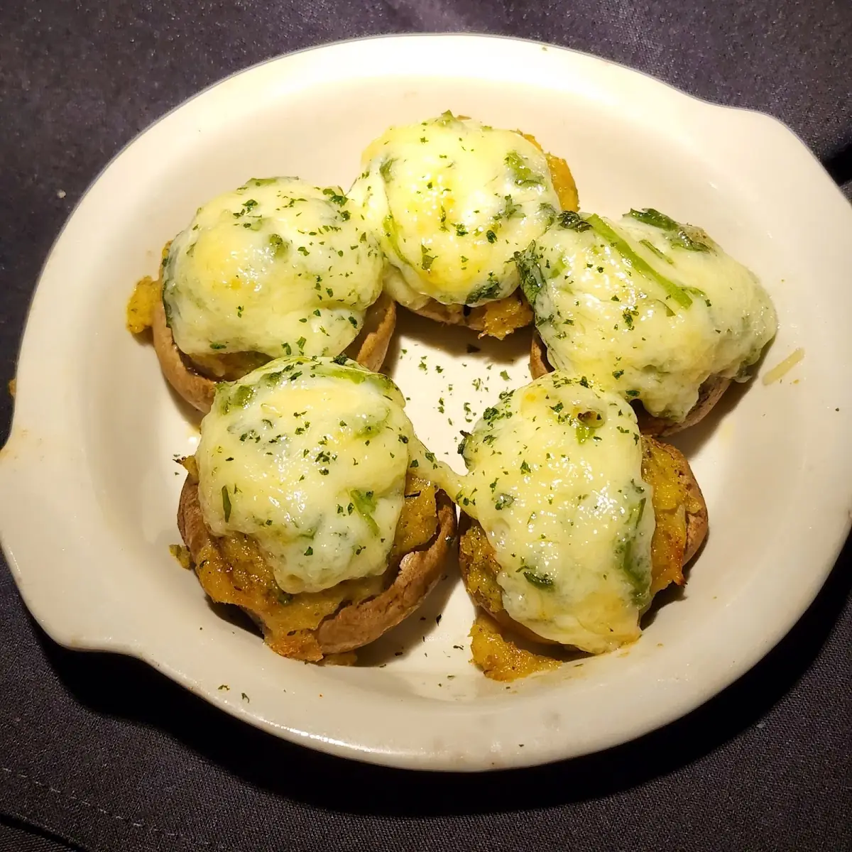 Seafood Stuffed Mushrooms