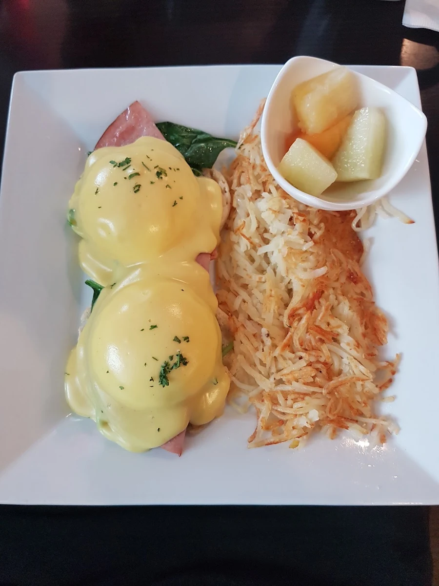 Eggs Benedict with Yam Fries, 506 All Day Grill