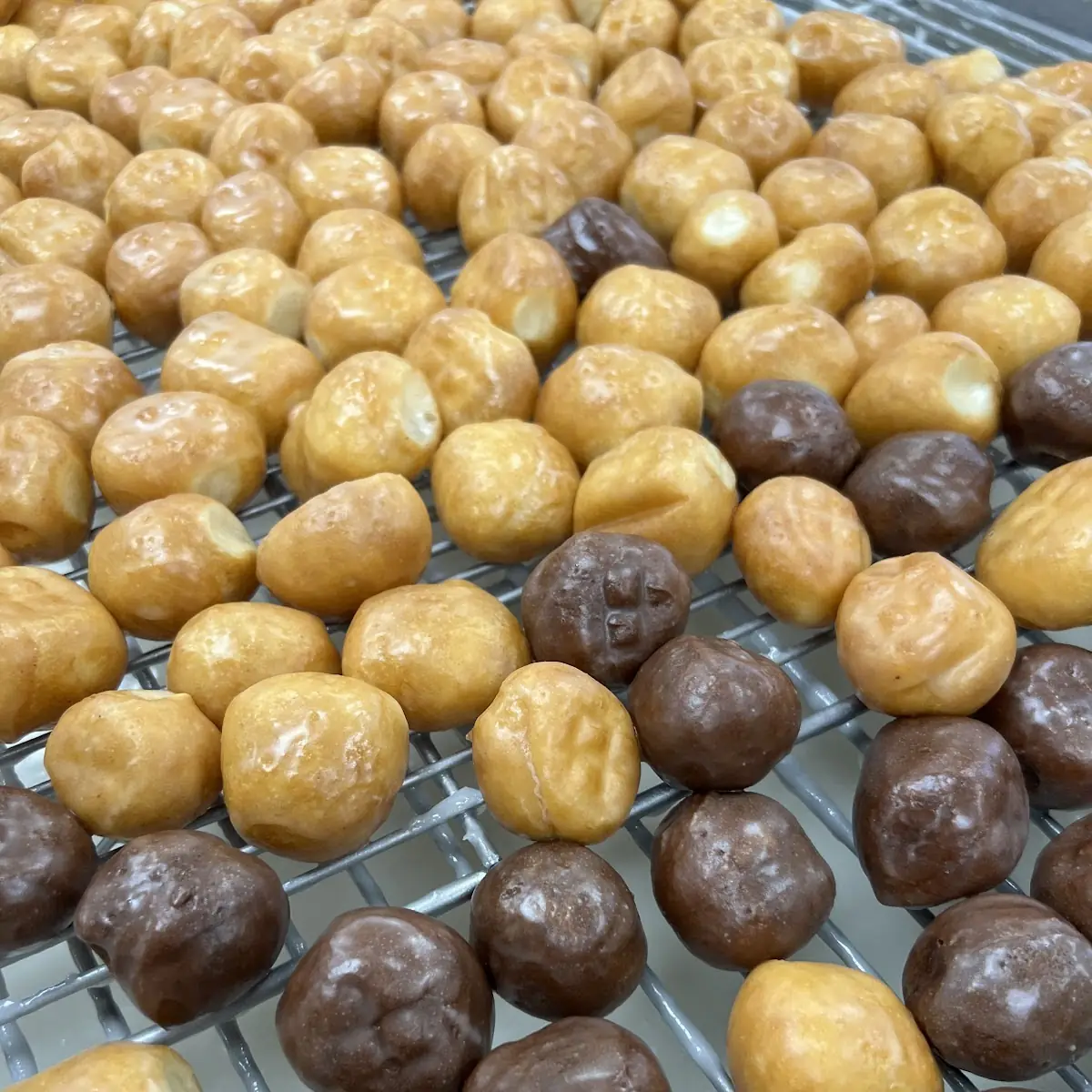 Chocolate Glazed Donut Holes
