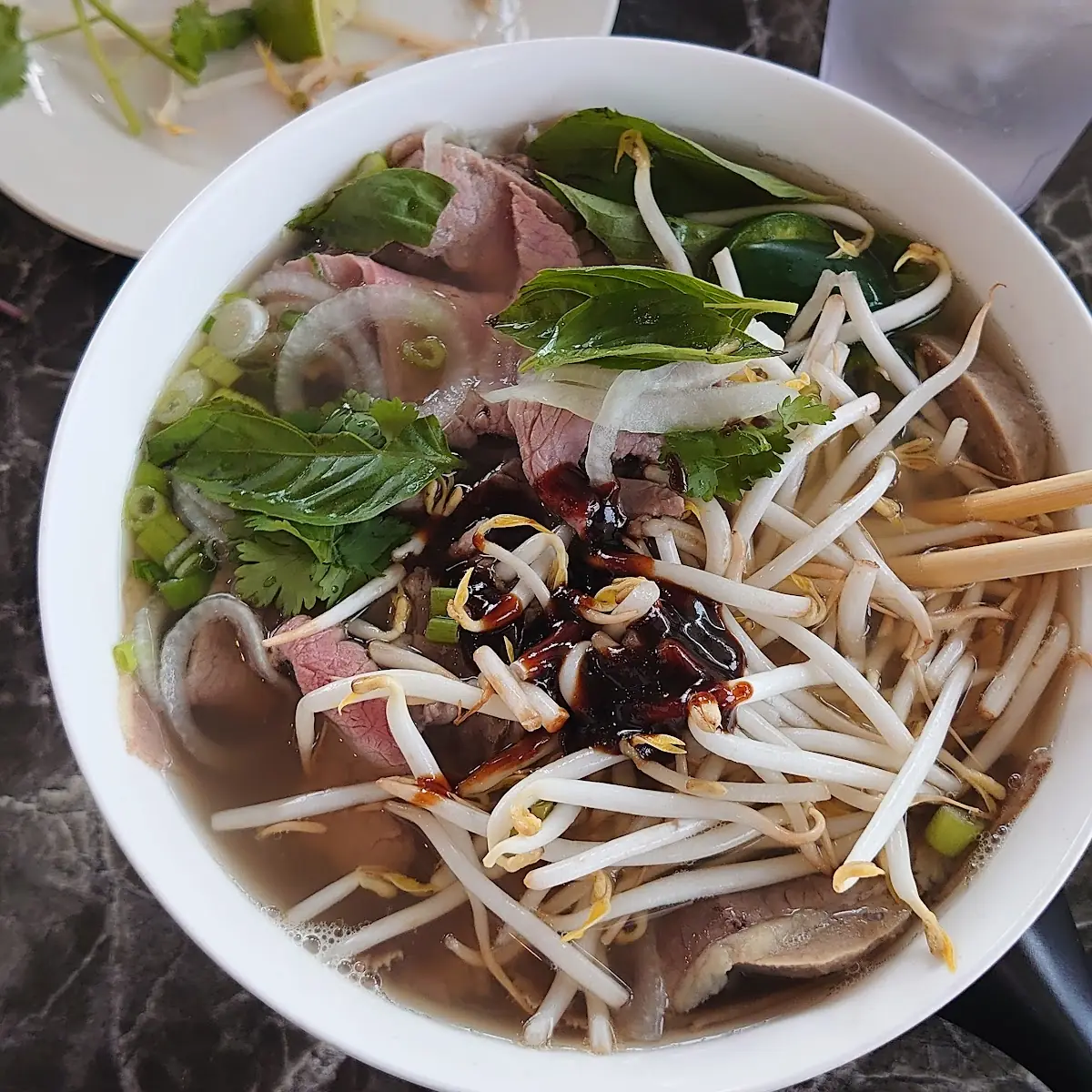 Spicy Lemongrass Beef Noodle Soup