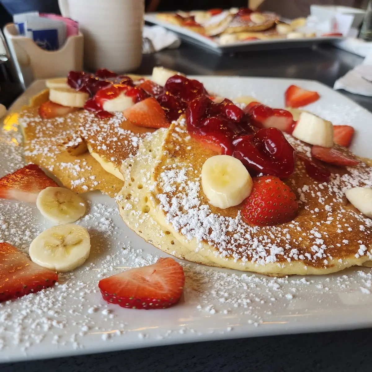 Strawberry Banana Pancakes