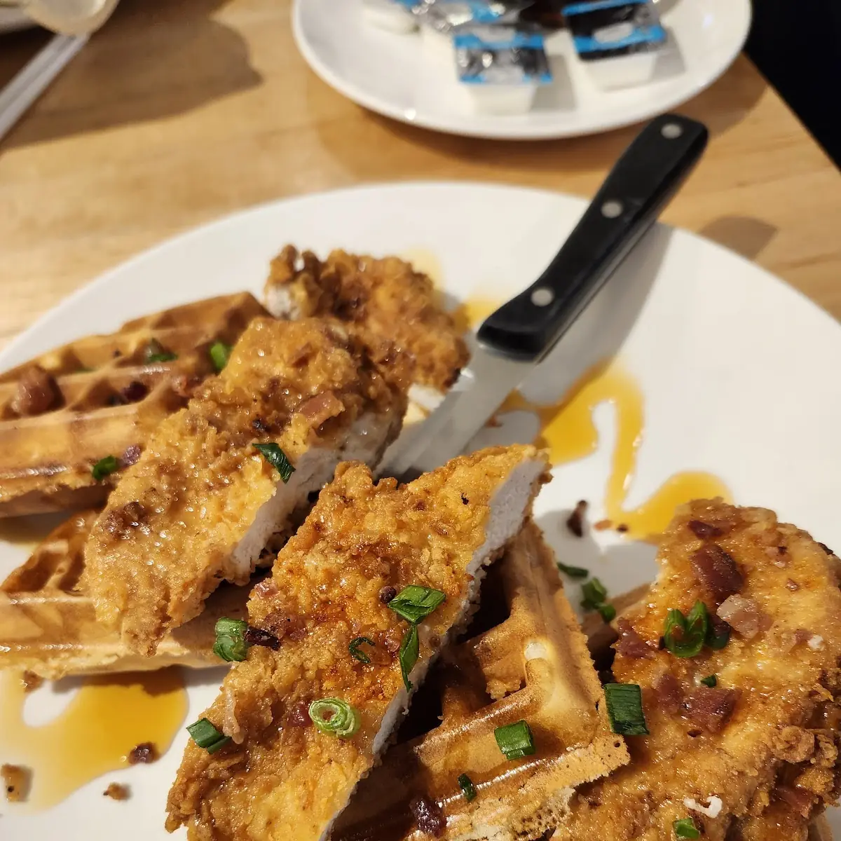 Spicy Cajun Chicken & Waffle