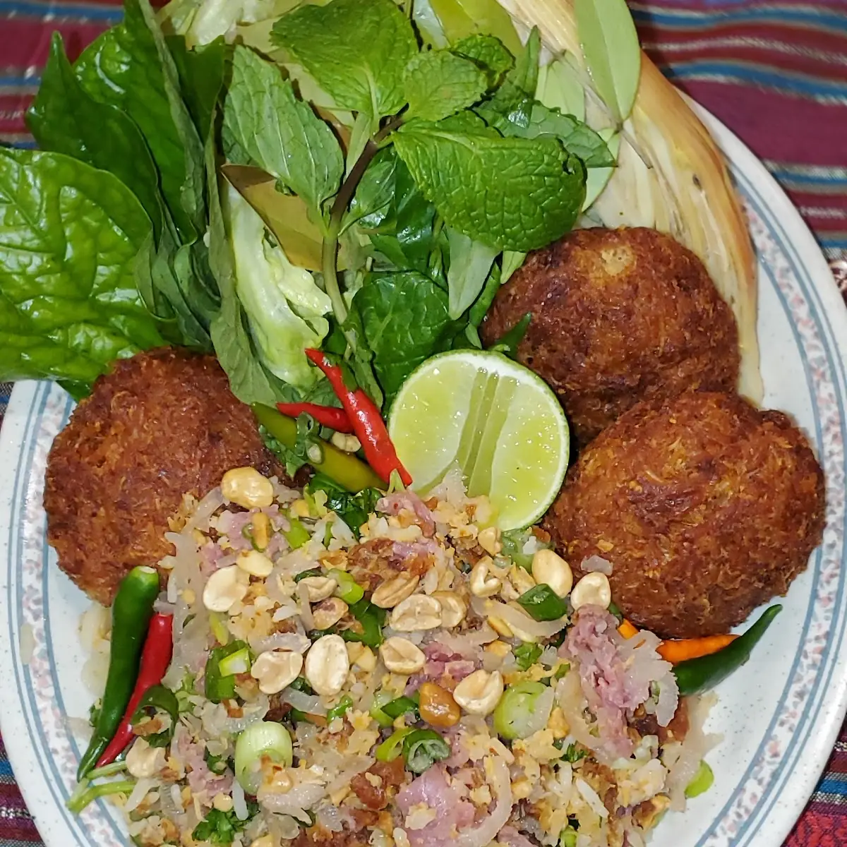 Nam Khao Specialty Dish