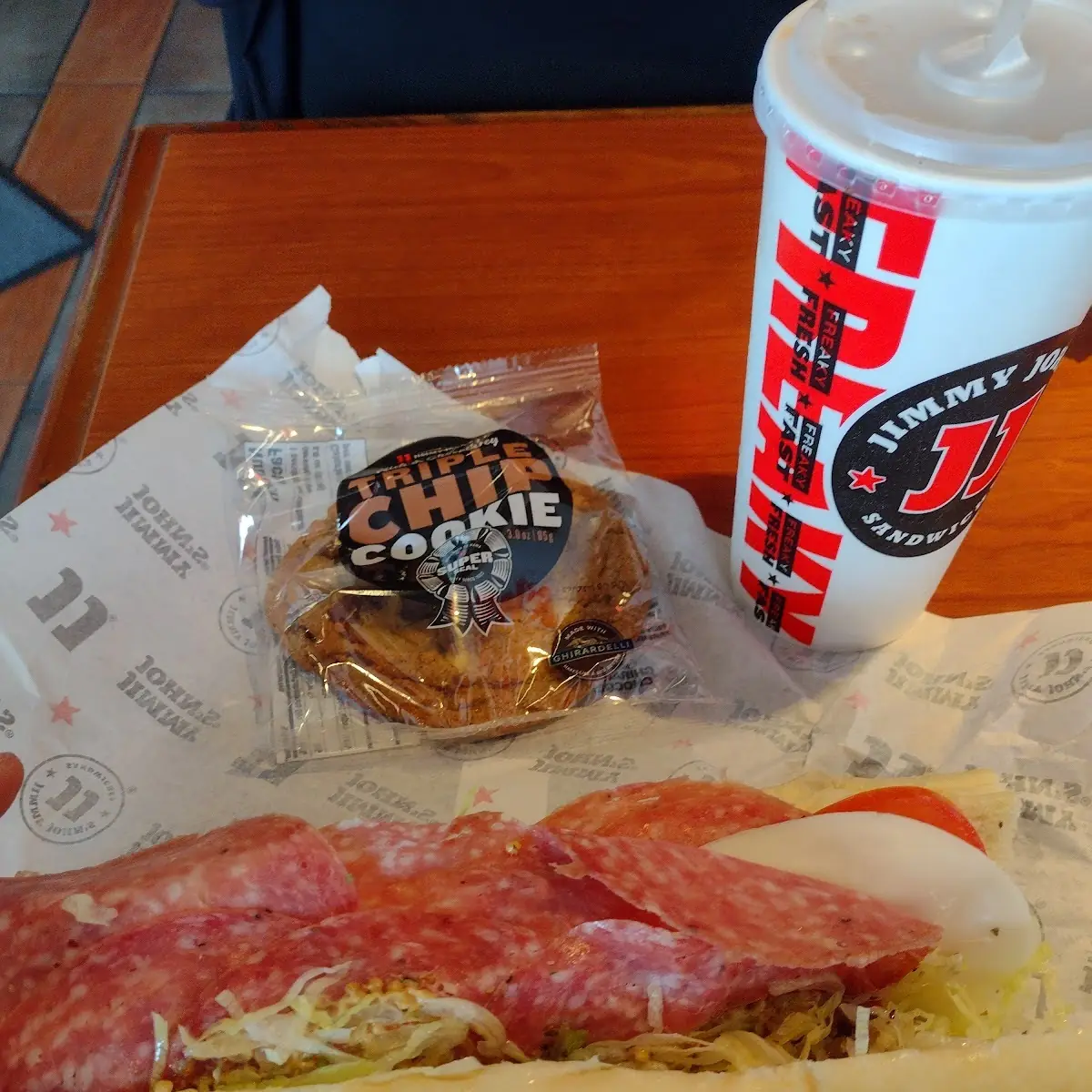 Italian Sub with Cookie Pop Mustard Side
