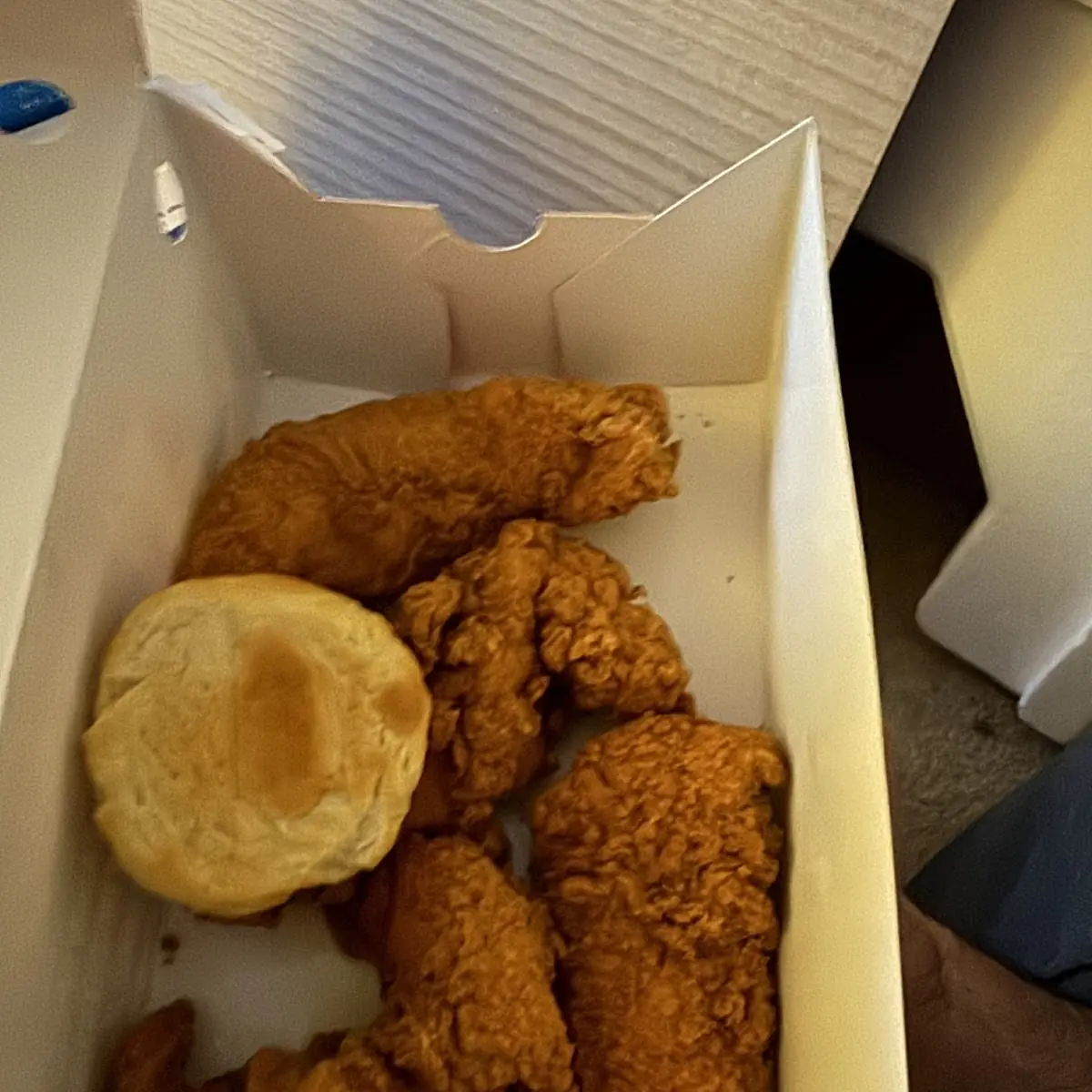 4pc Chicken Tenders with Biscuit