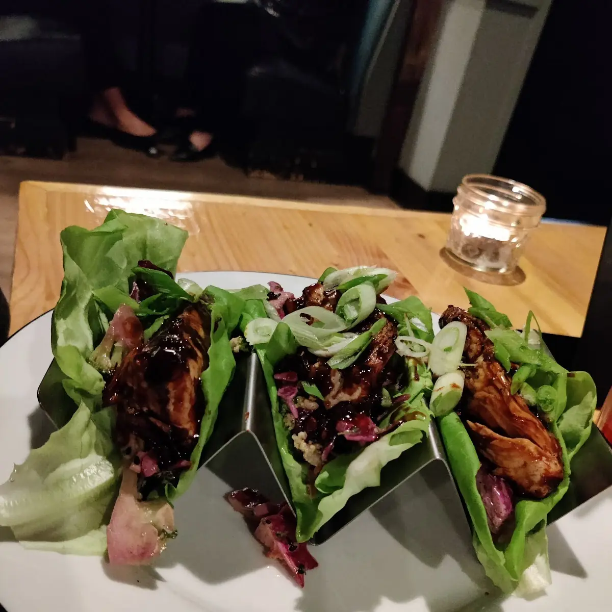 Fried Chicken Lettuce Wraps