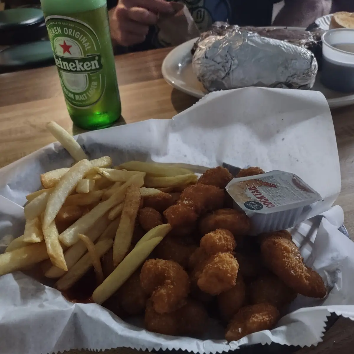 21 Piece Shrimp Basket with Fries