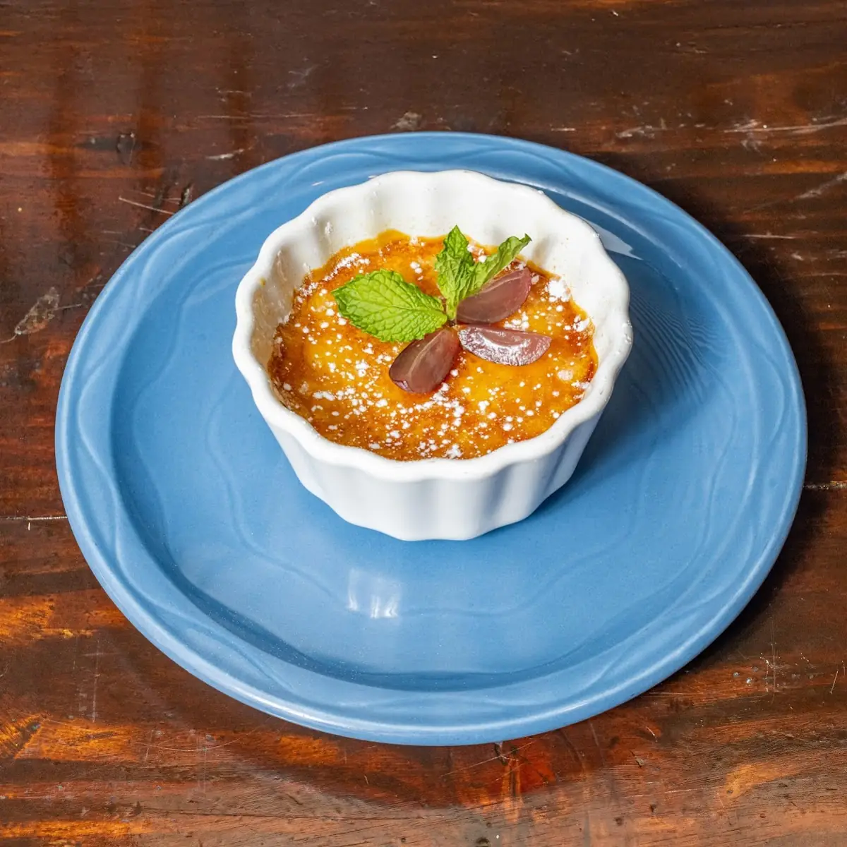 Basil Creme Brulee