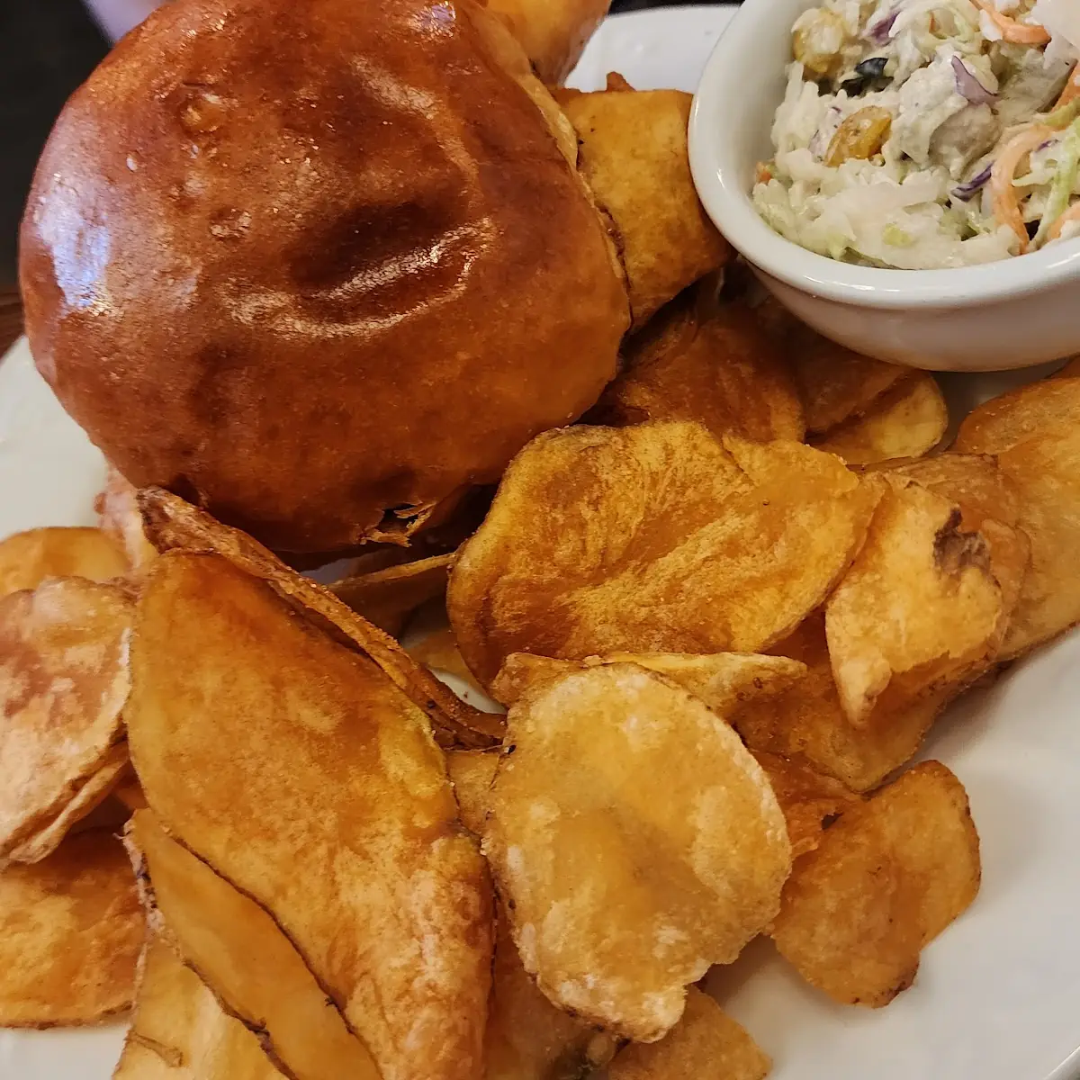 Ale Battered Fried Fish Sandwich