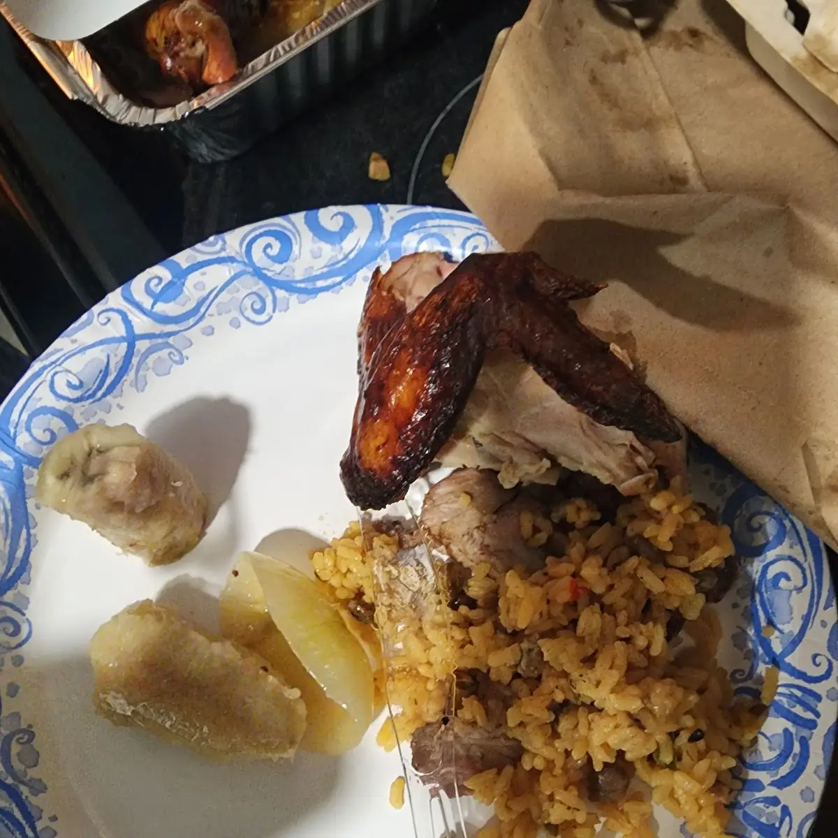 Arroz Con Guandules Guenitos Pollo Y Lechon