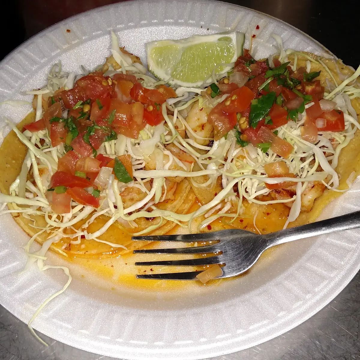 Garlic Shrimp Tacos