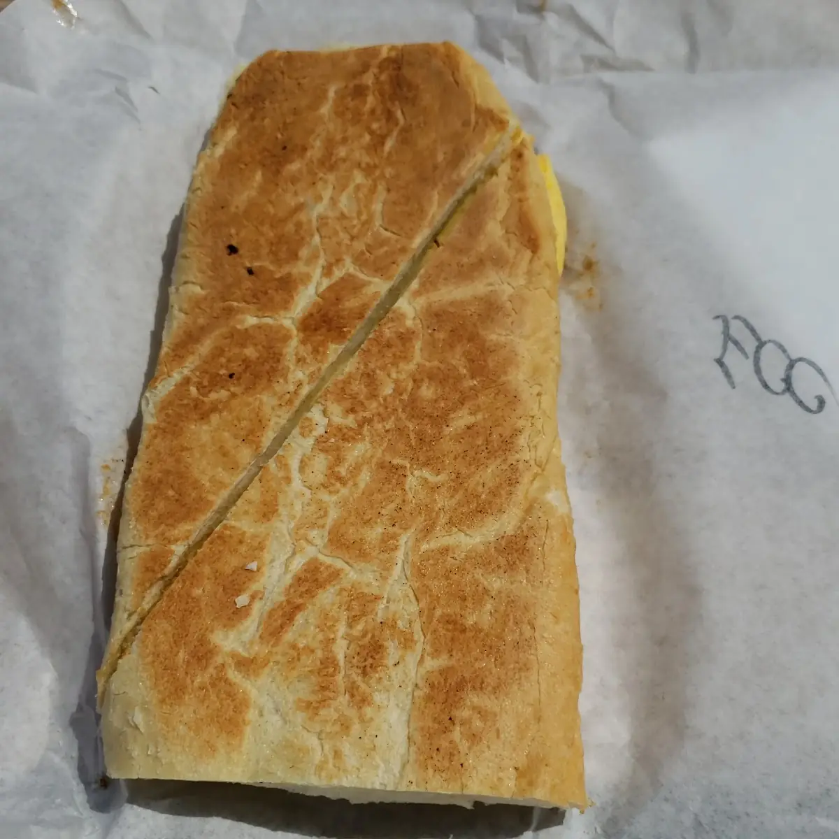 Chorizo Egg and Cheese Sandwich