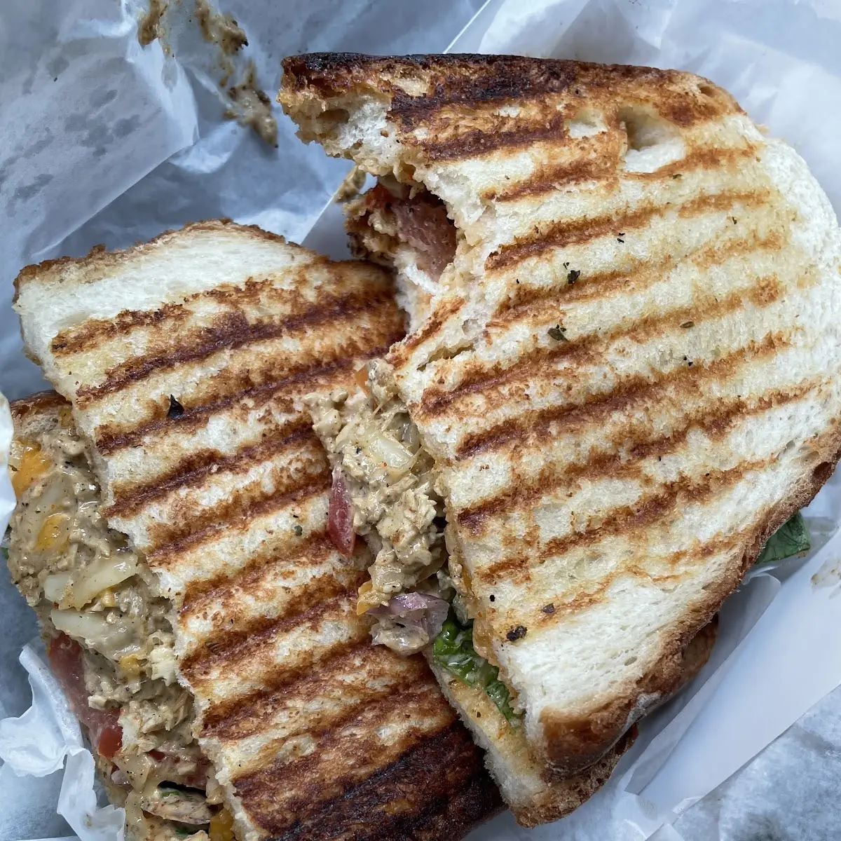 Caribbean Jerk Chicken Salad Sandwich