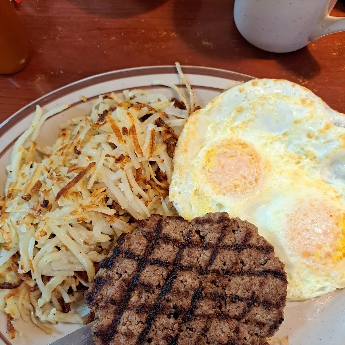 Chopped Steak Eggs and Hash Browns