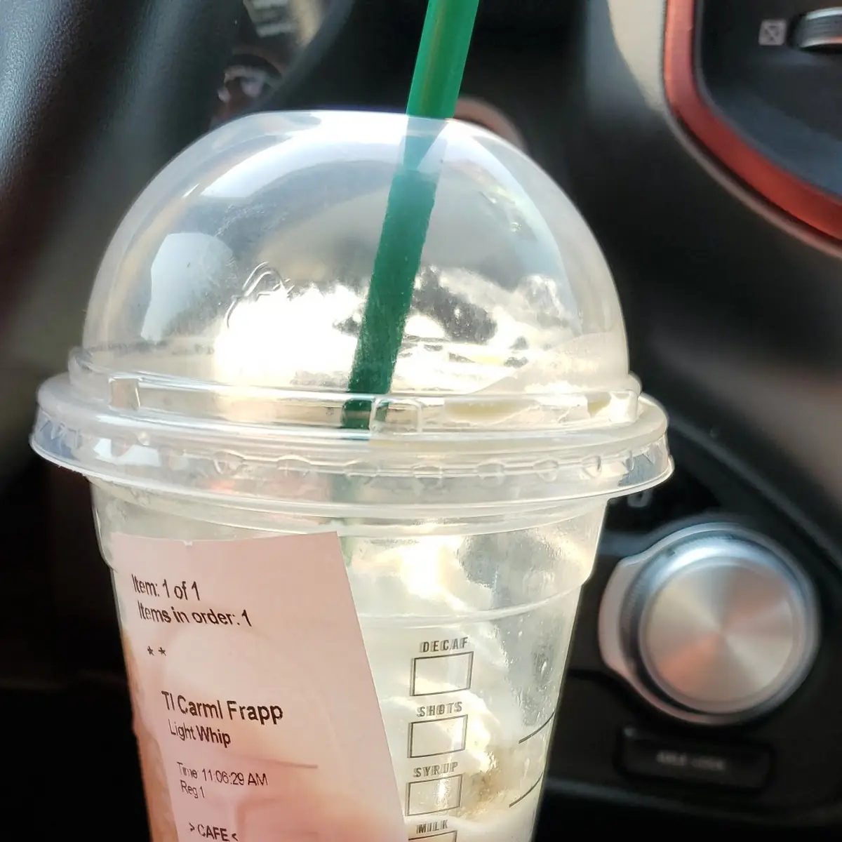 Caramel Frappuccino Blended Beverage