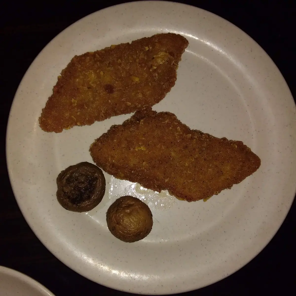 Fried Fish Mushrooms