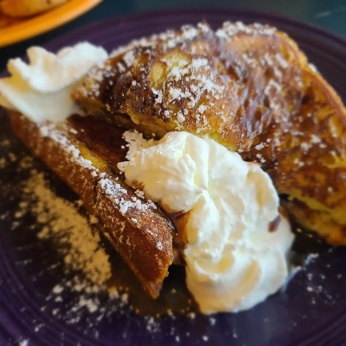 French Toast with Whipped Cream