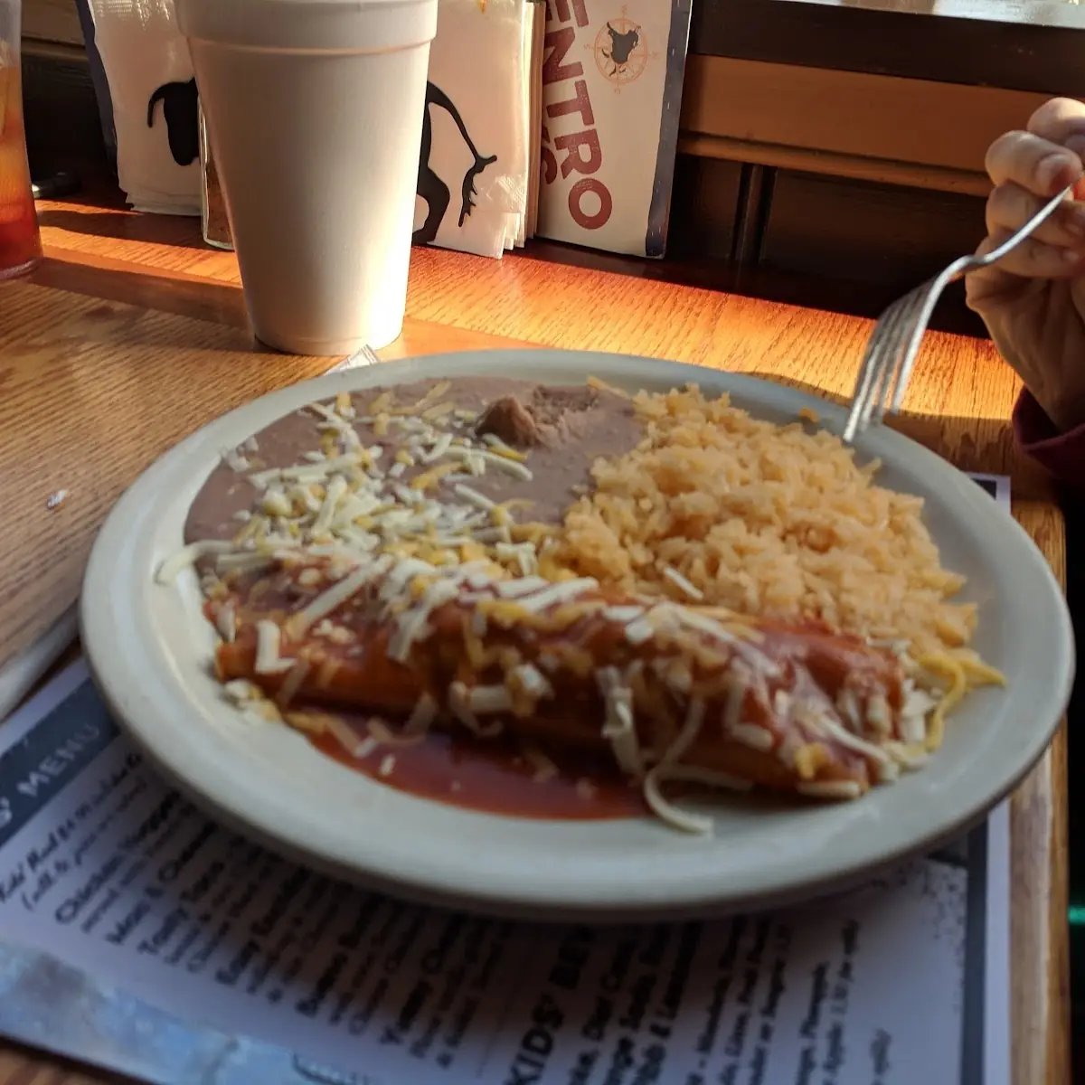 Enchilada Plate