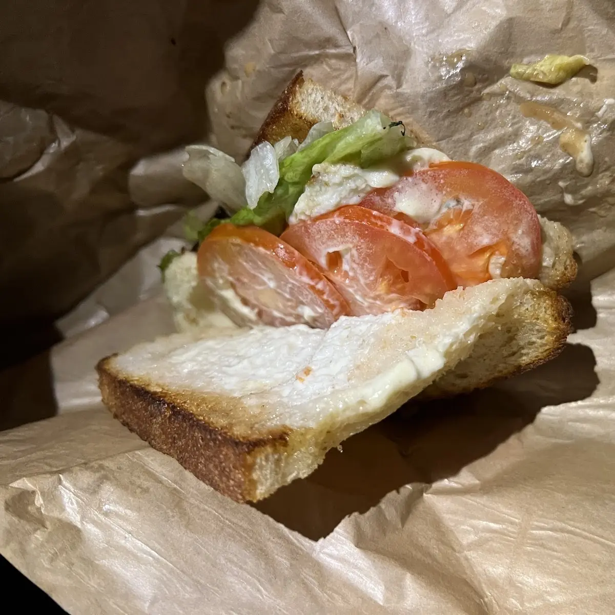 Caprese Sandwich Half