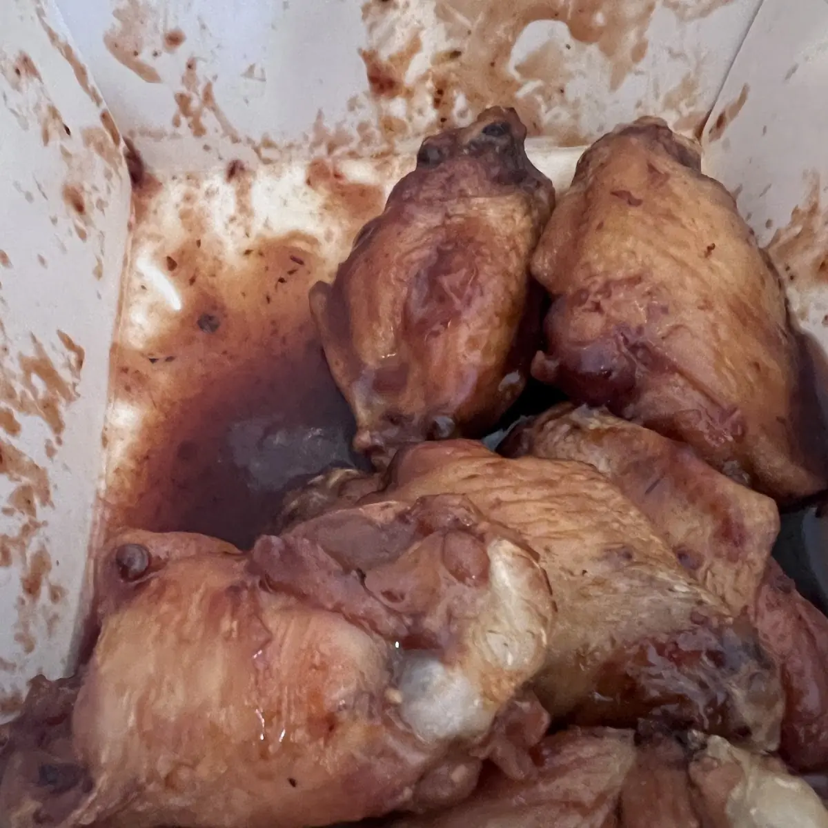 Not Crispy Chicken Wings