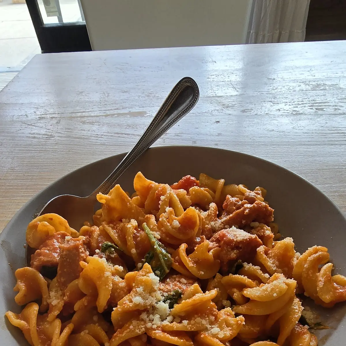 Fusilli w Spicy Tomato Vodka Sauce
