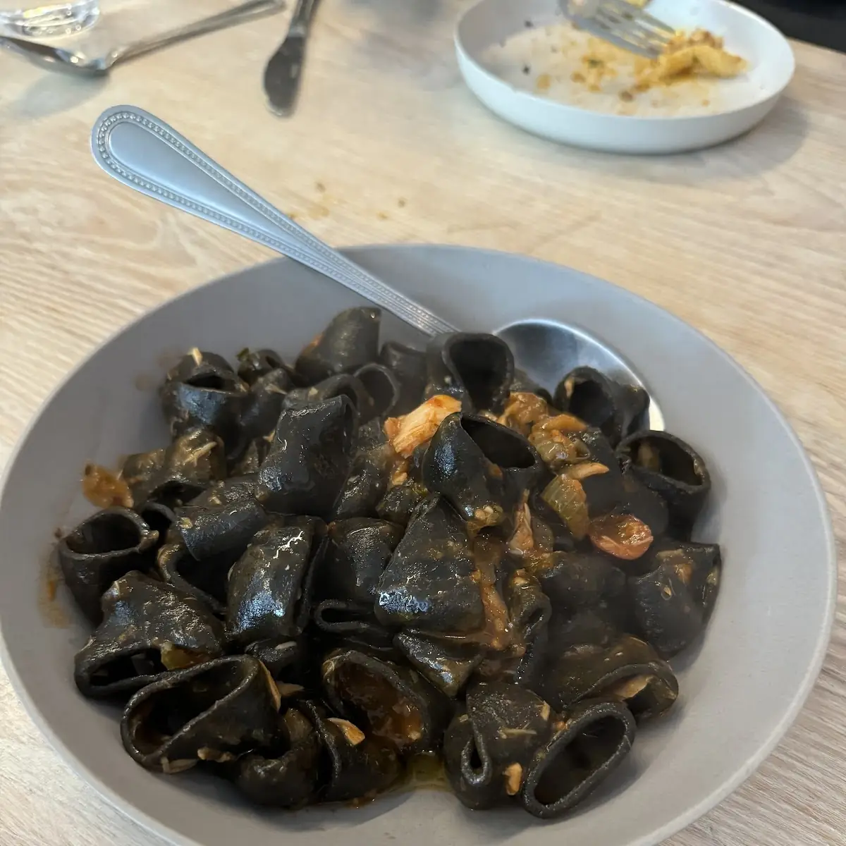 Squid Ink Pasta with Tuna