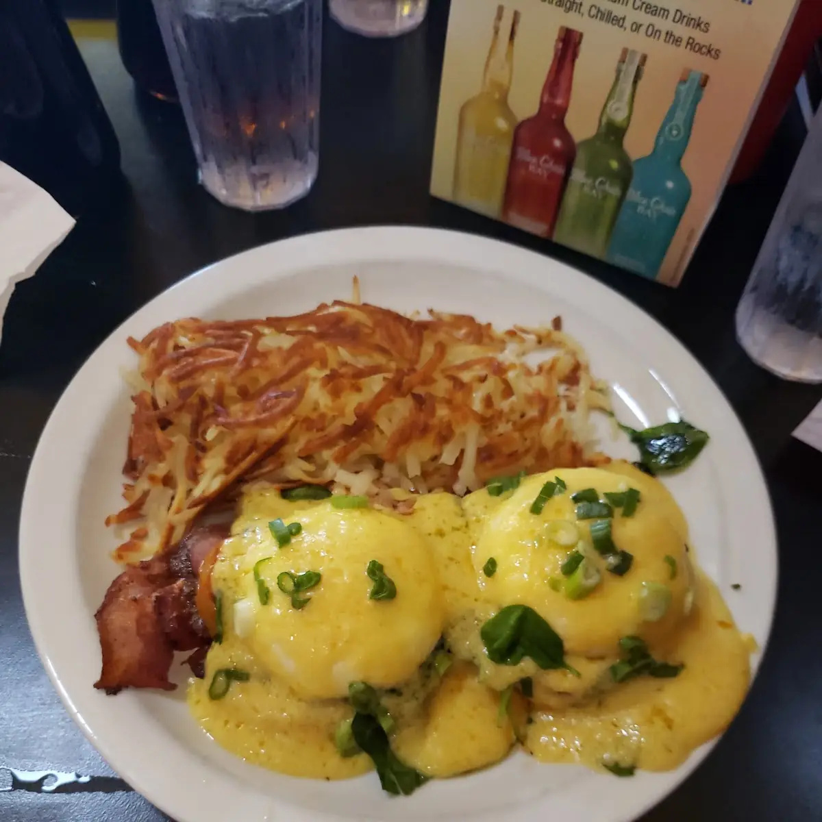 Eggs Benedict with Hash Browns
