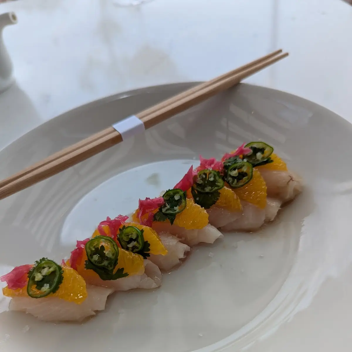 Memoir Starter Yellowtail Sashimi