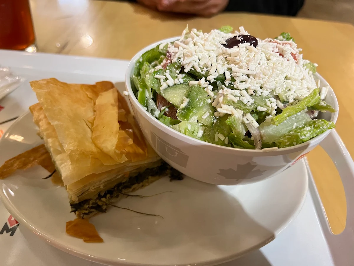 Spanakopita & Salad