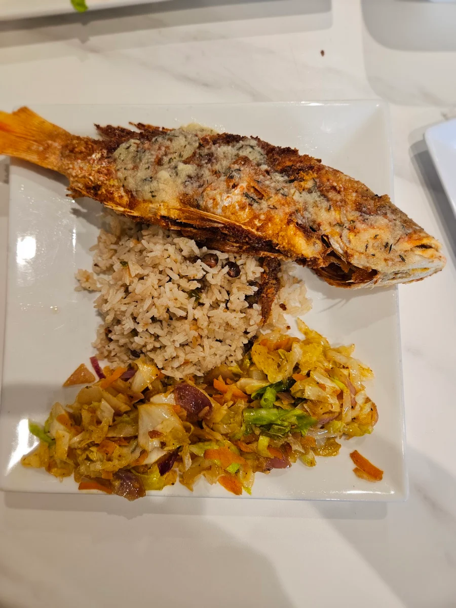 Rice & Peas and Cabbage