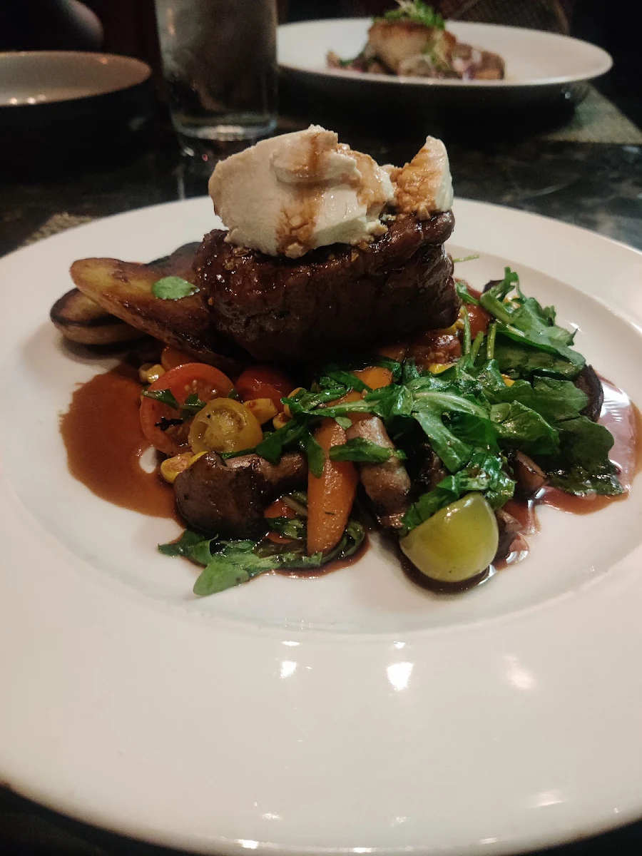 Goat Cheese Crusted Beef Tenderloin