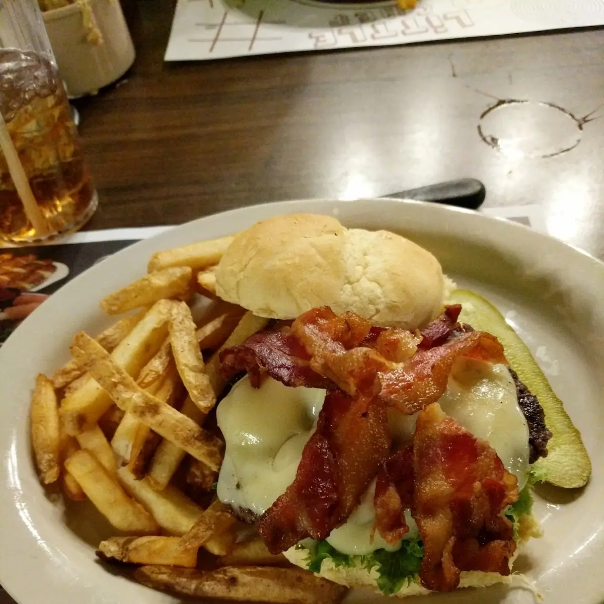 Bacon Mushroom Swiss Burger