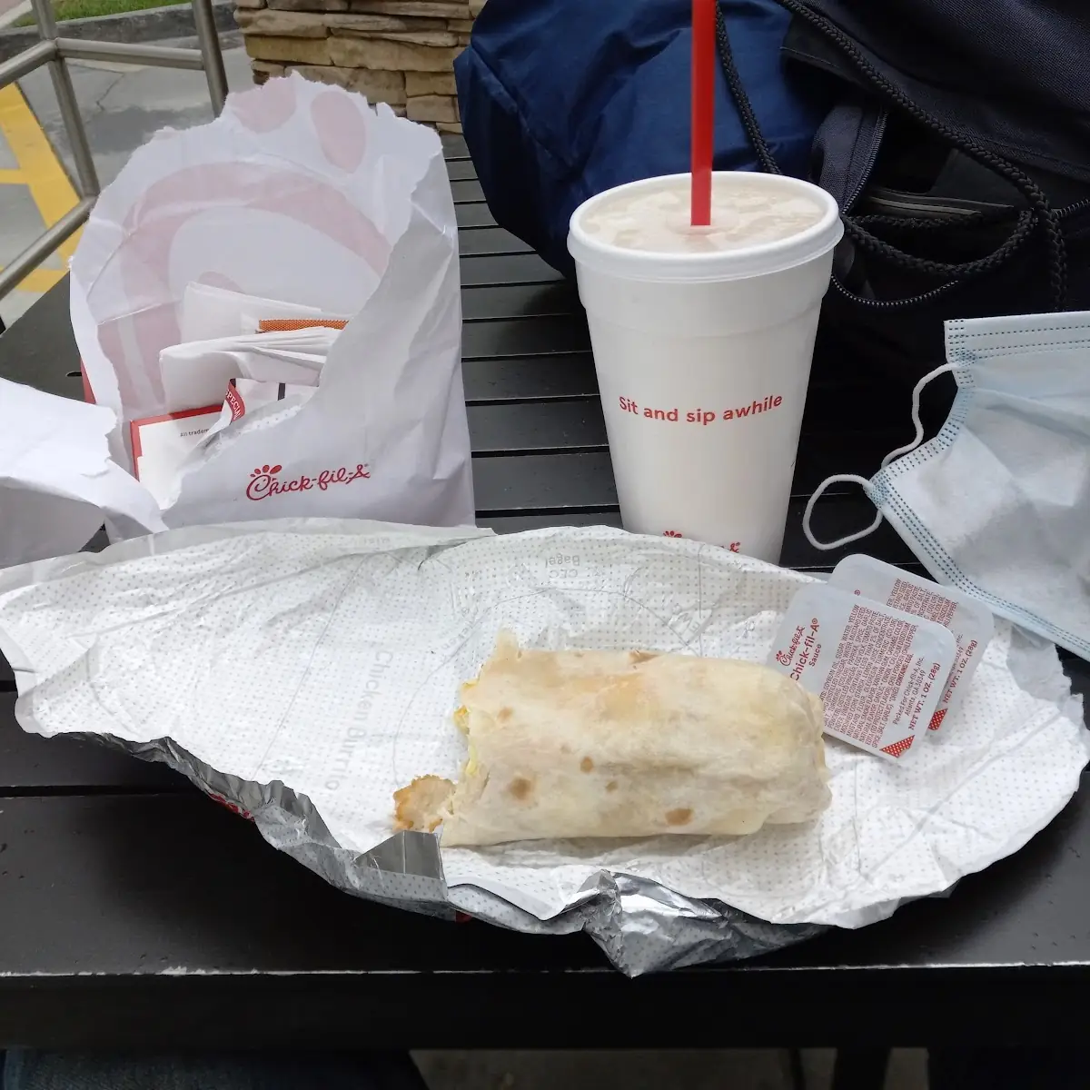 Chicken Burrito Breakfast Burrito