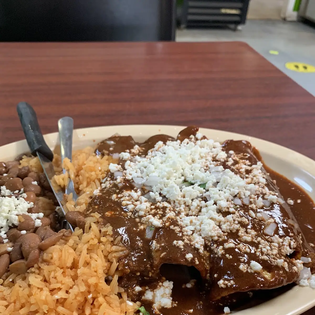 Mole Enchiladas