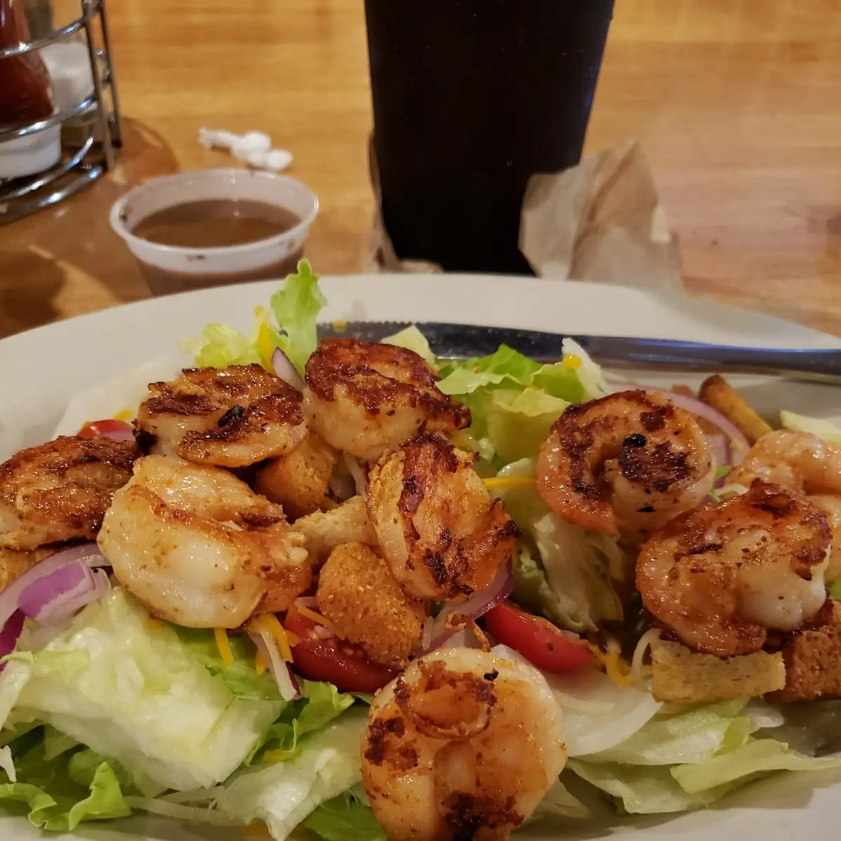 Old Flame Grilled Shrimp Salad