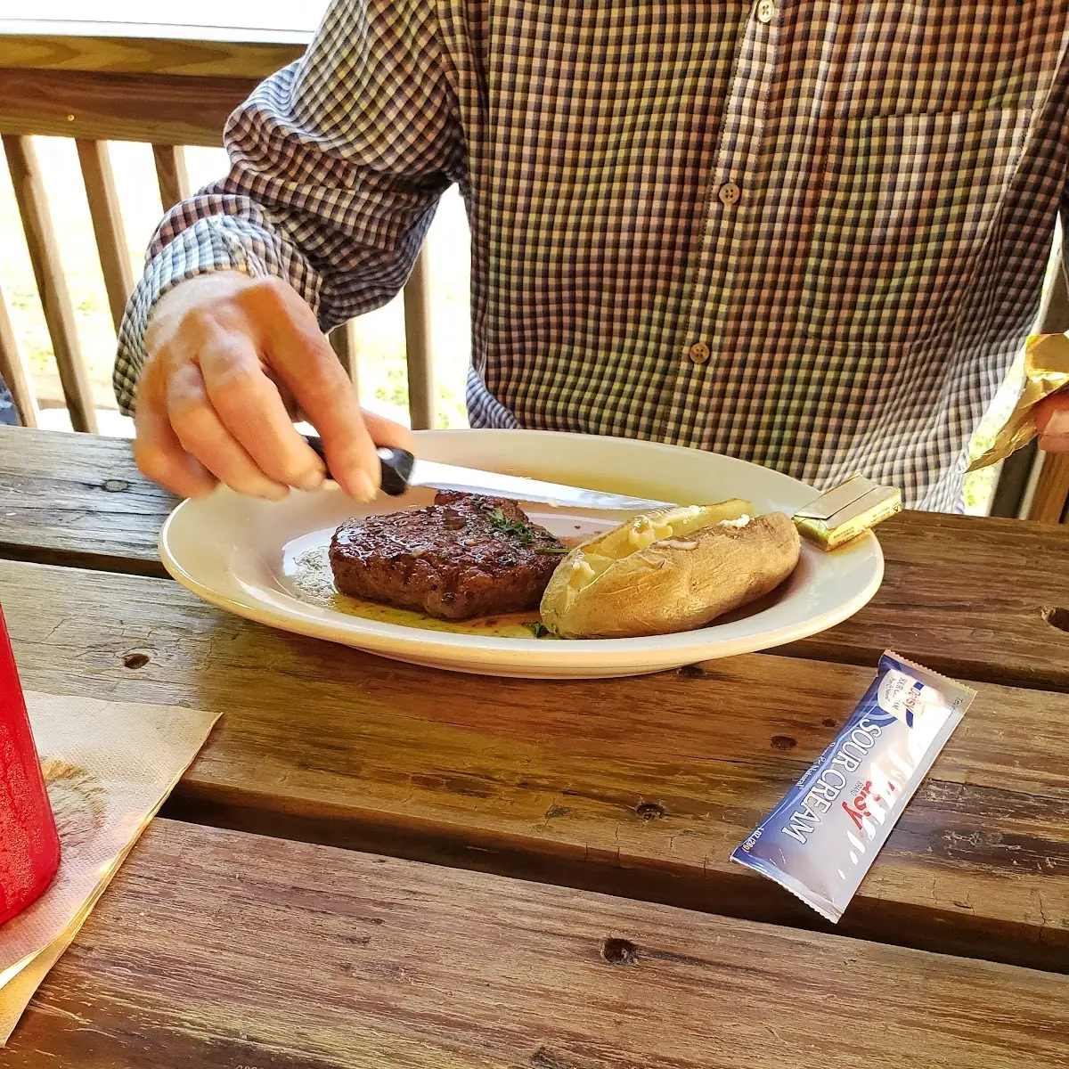 Ribeye Steak and Baked Potato
