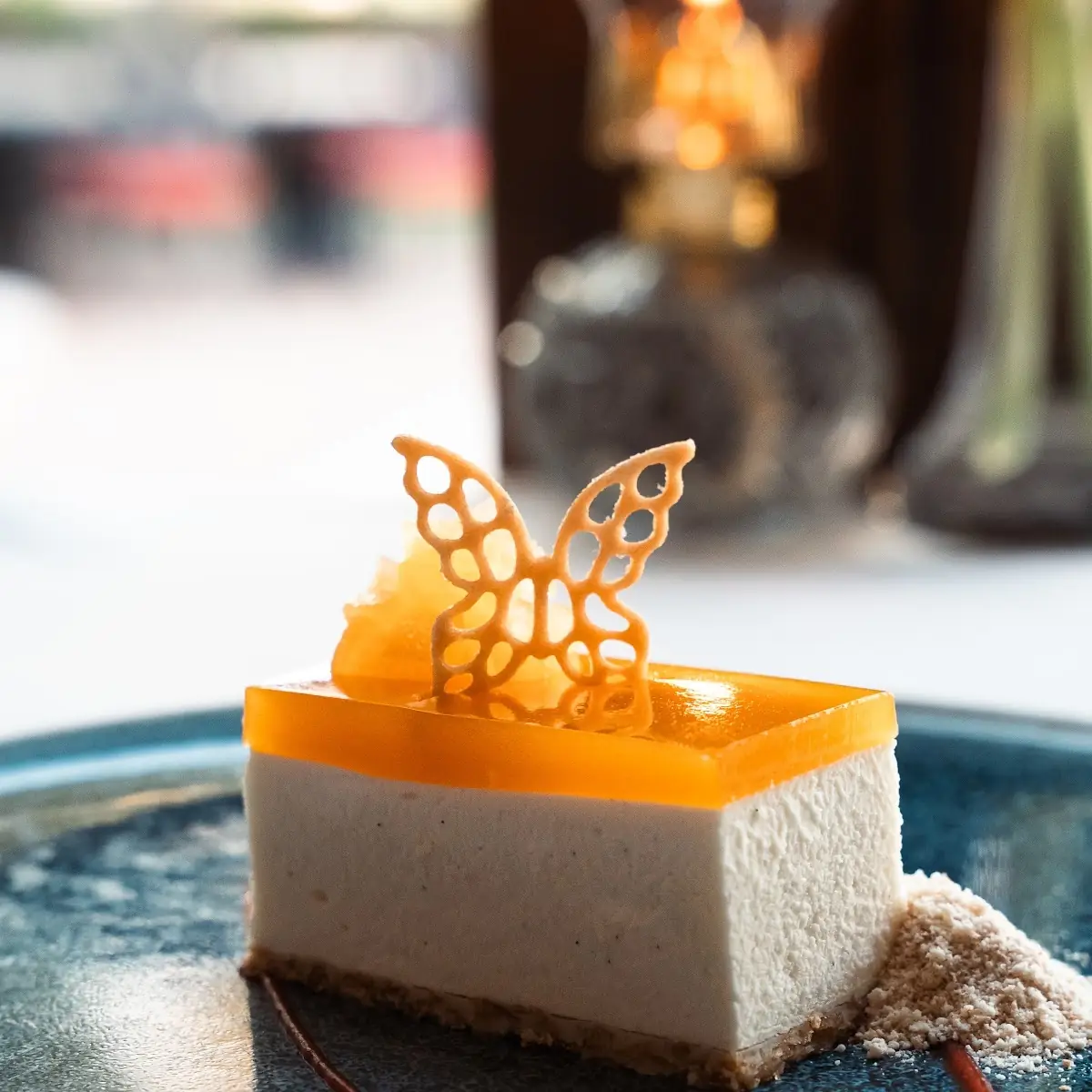 White Chocolate-Passion Fruit Mousse