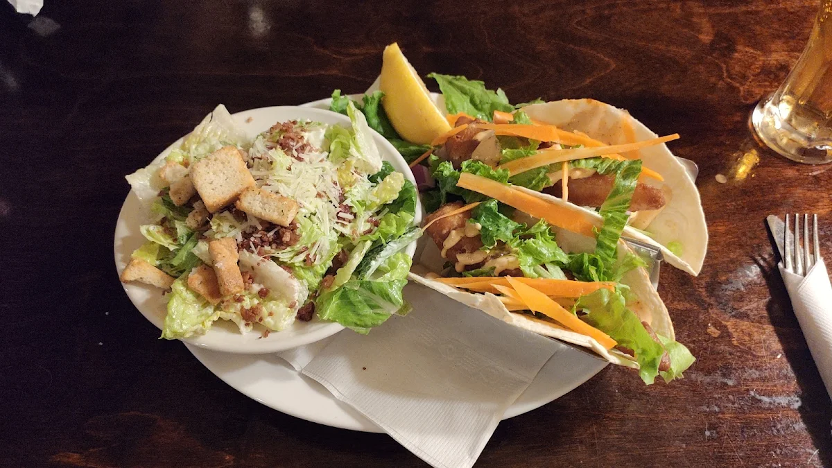Fish Tacos with Ceasar Salad, The Loyal Oarsman