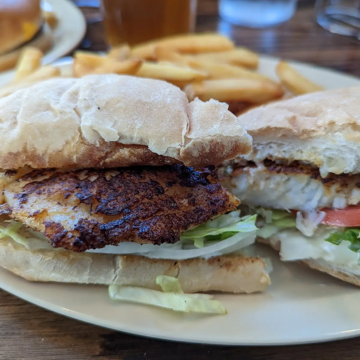 Blackened Grouper Sandwich