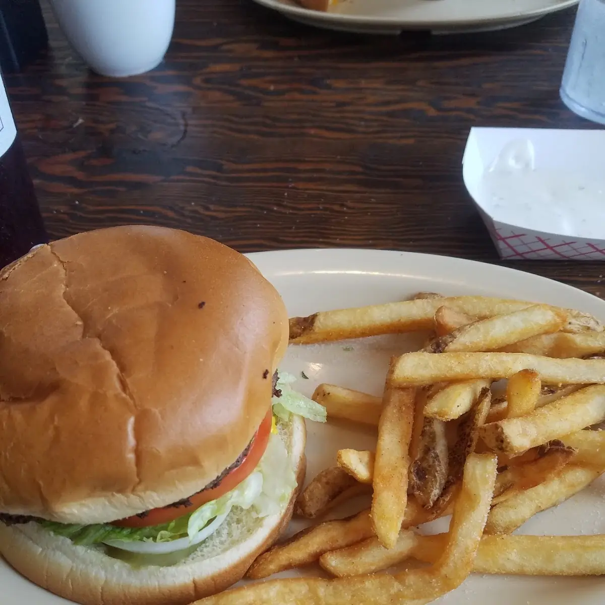 Burger and Fries