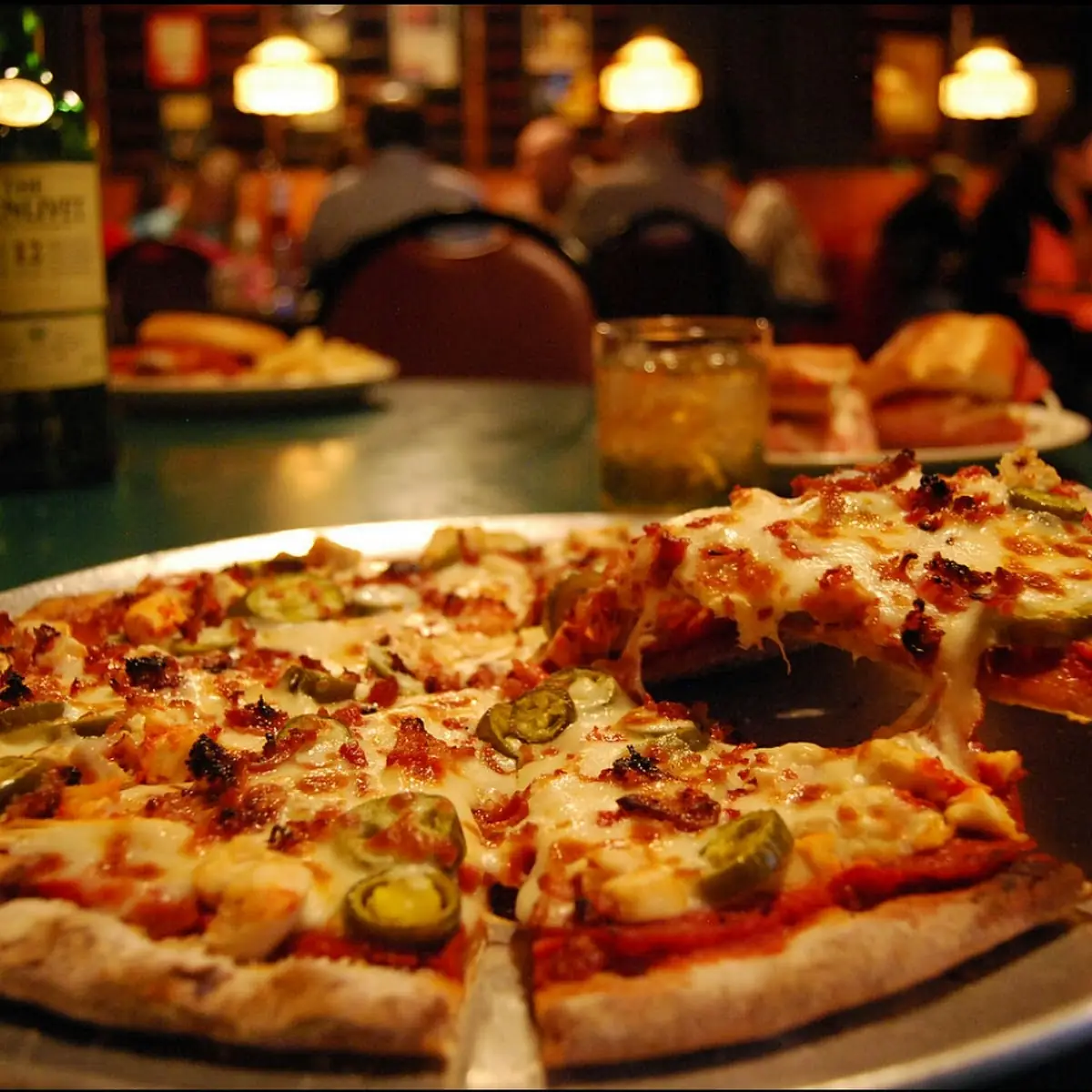 Sriracha Chicken Pizza