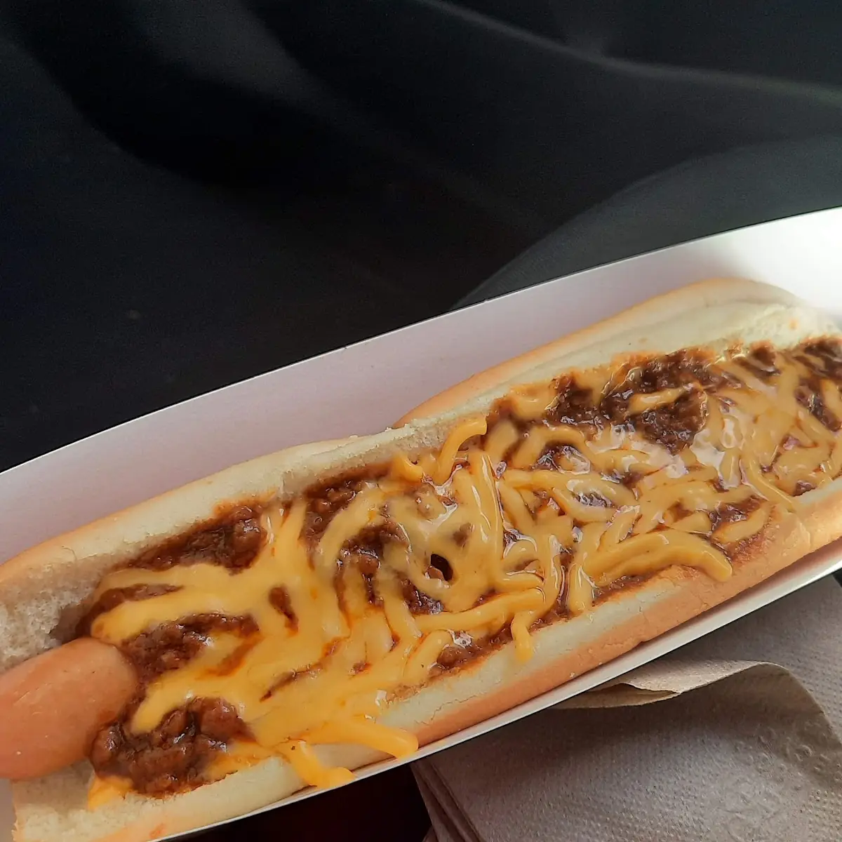 Foot Long Chili Dog