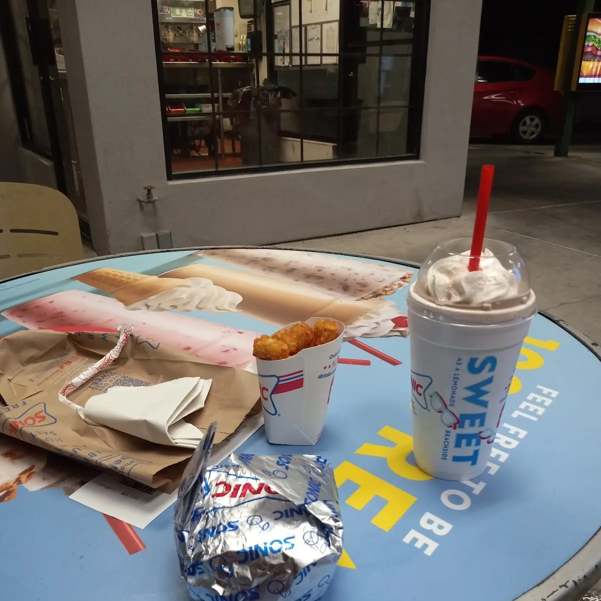 Sonic Number 1 Combo with Chocolate Shake