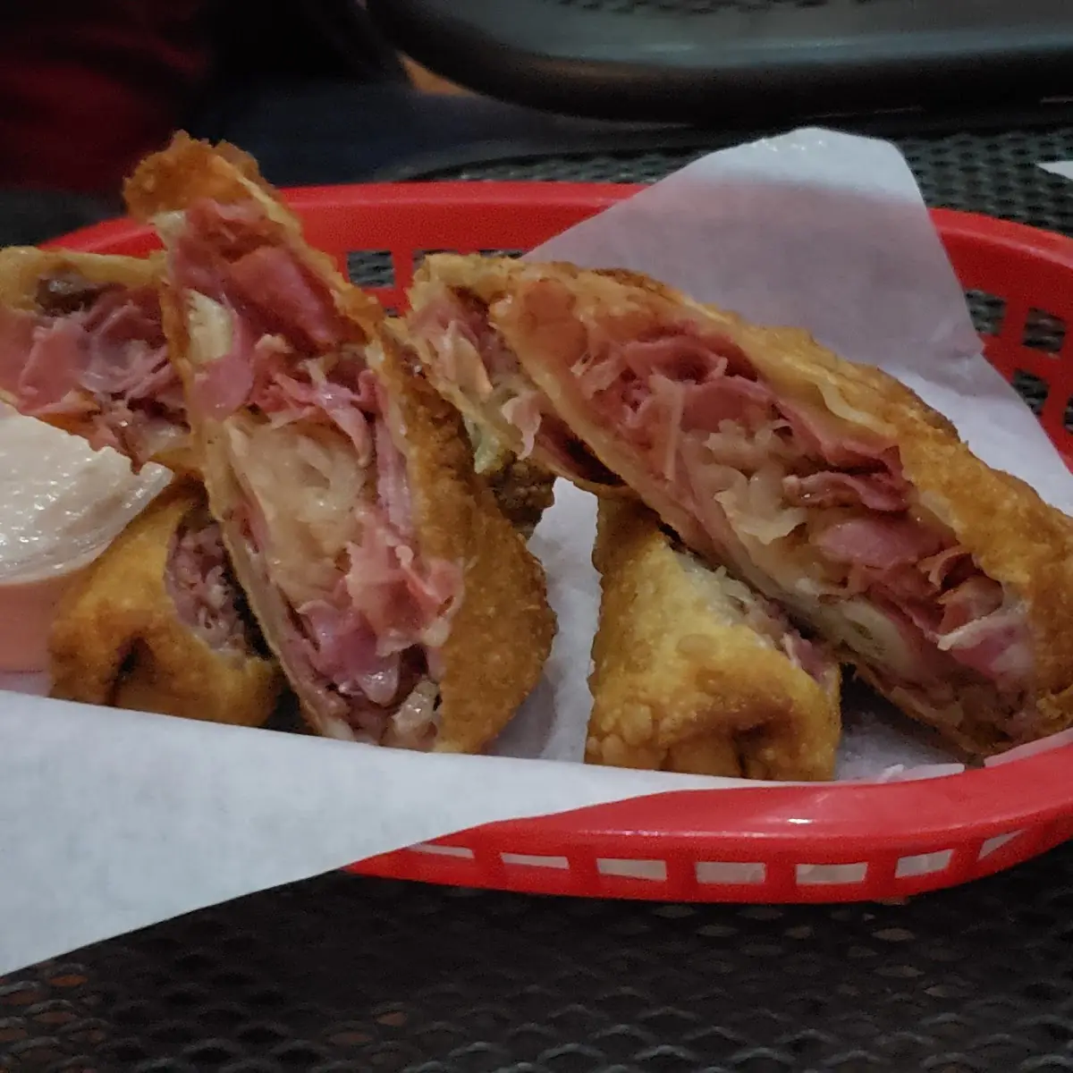 Pastrami Egg Rolls